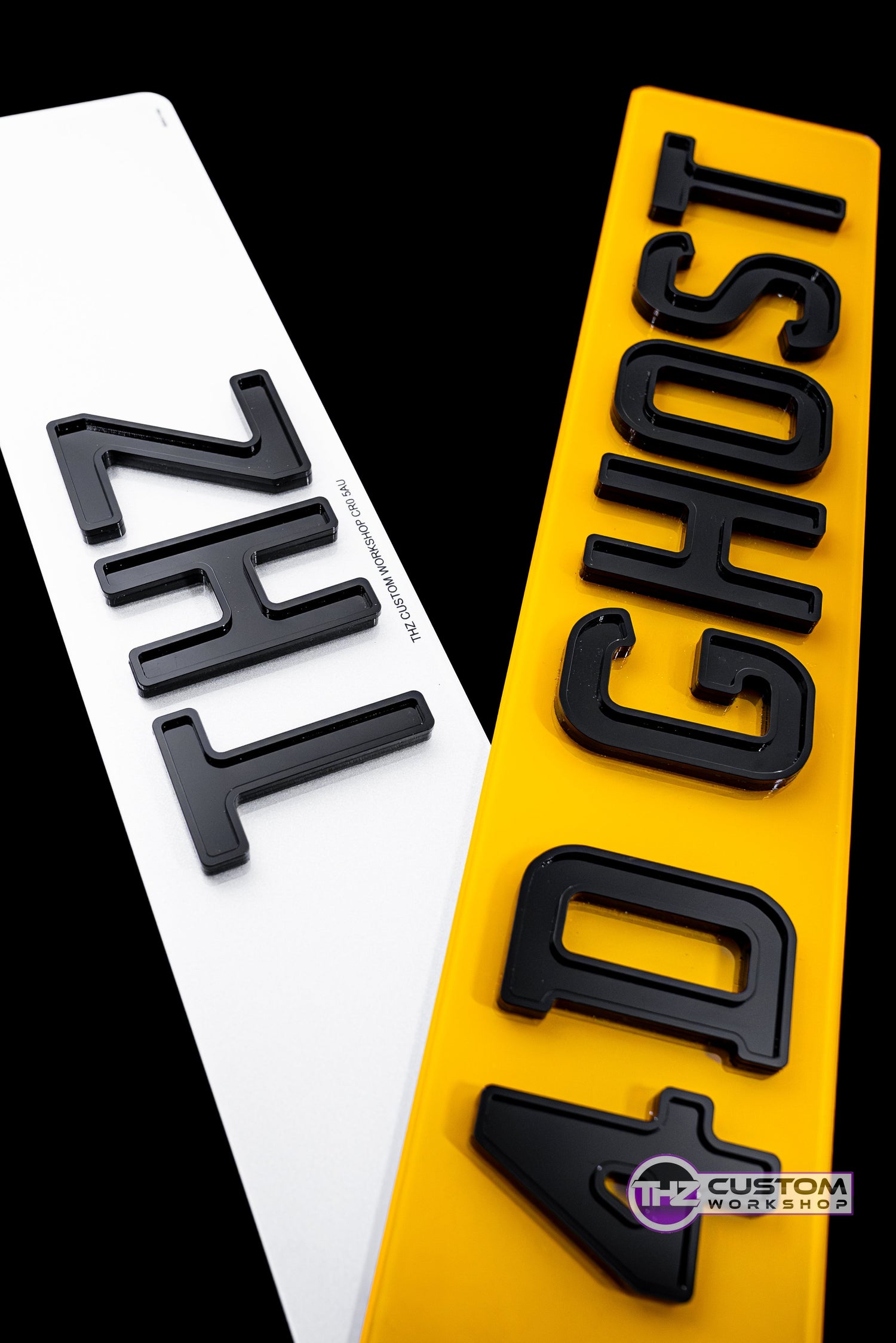 Premium 4D Ghost Number Plates