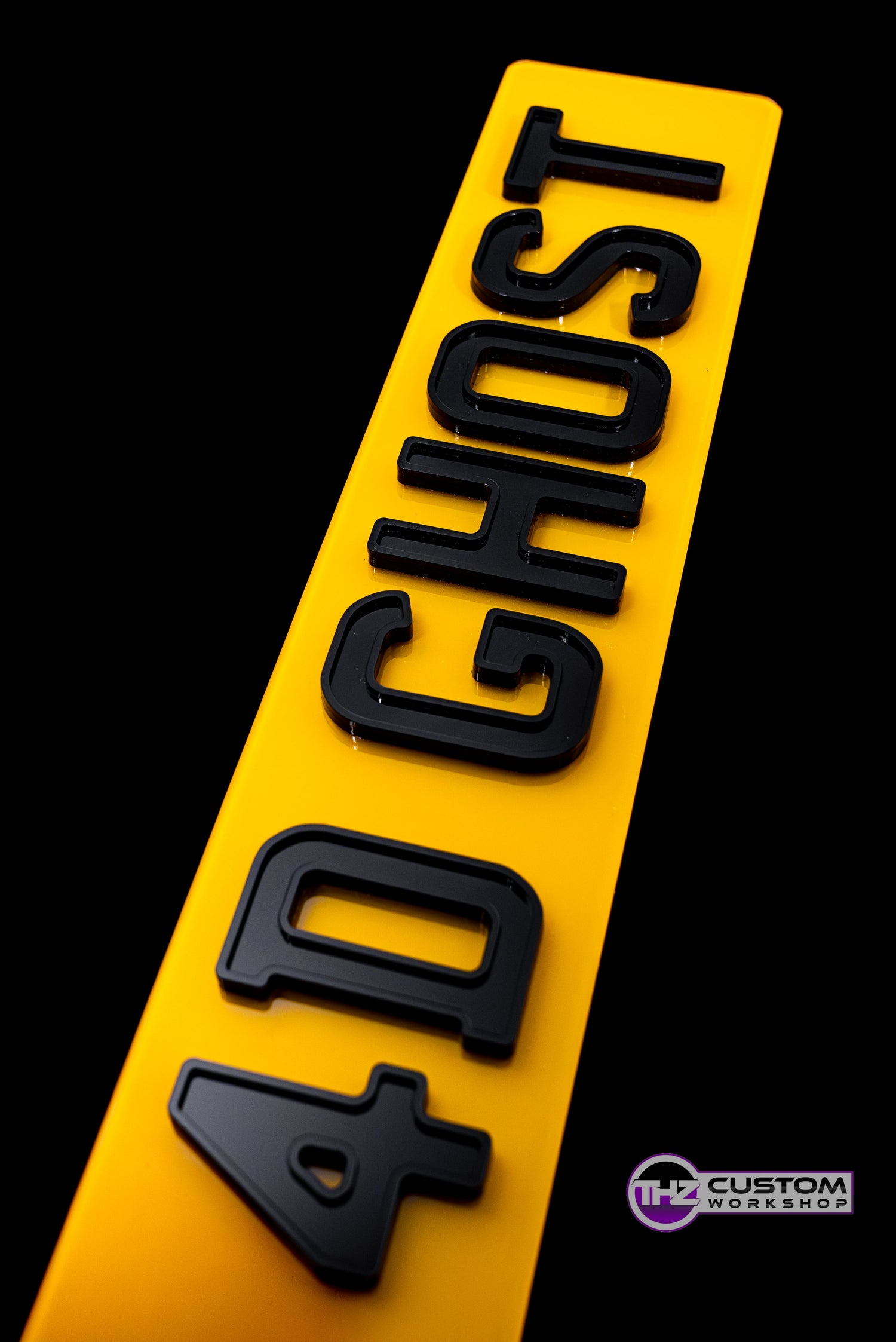 Premium 4D Ghost Number Plates