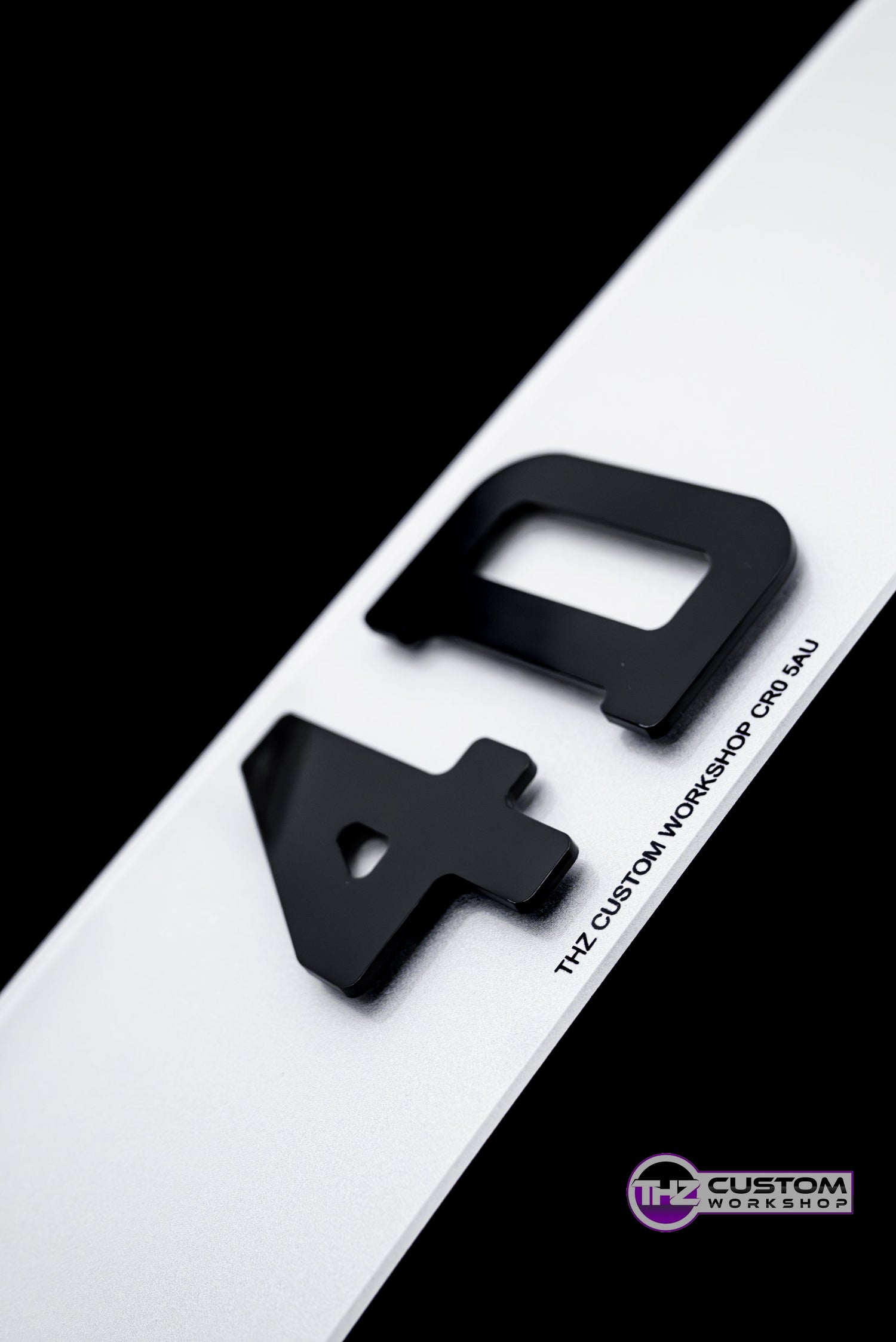 4D Elevate Number Plates Set