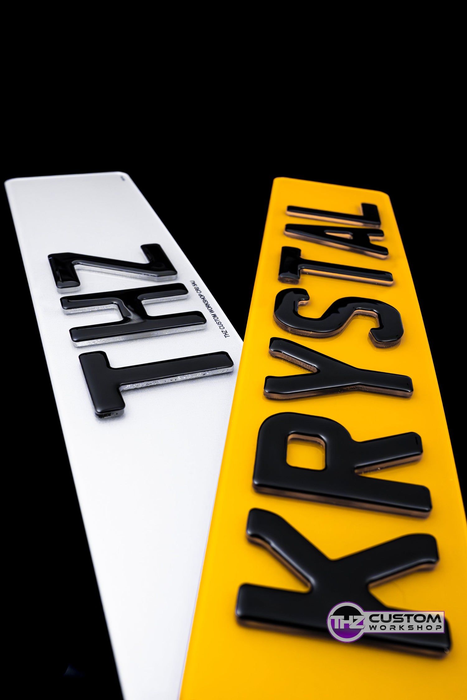 4D Krystal Number Plates