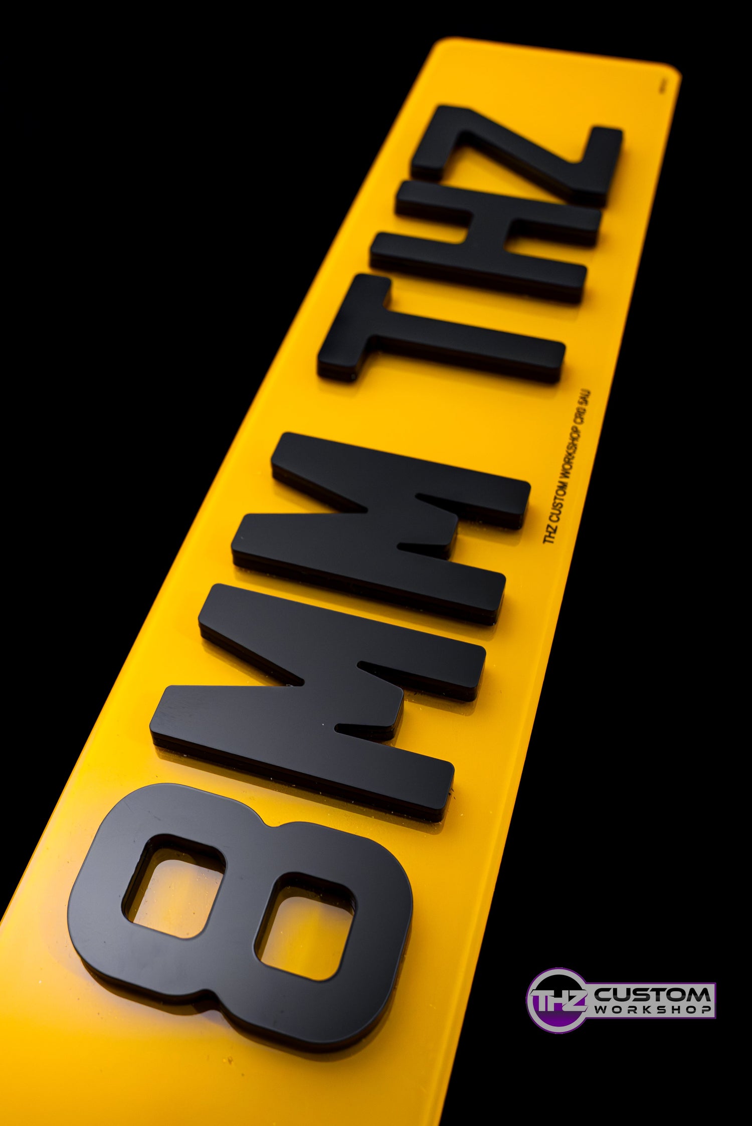 4D 8mm Number Plates