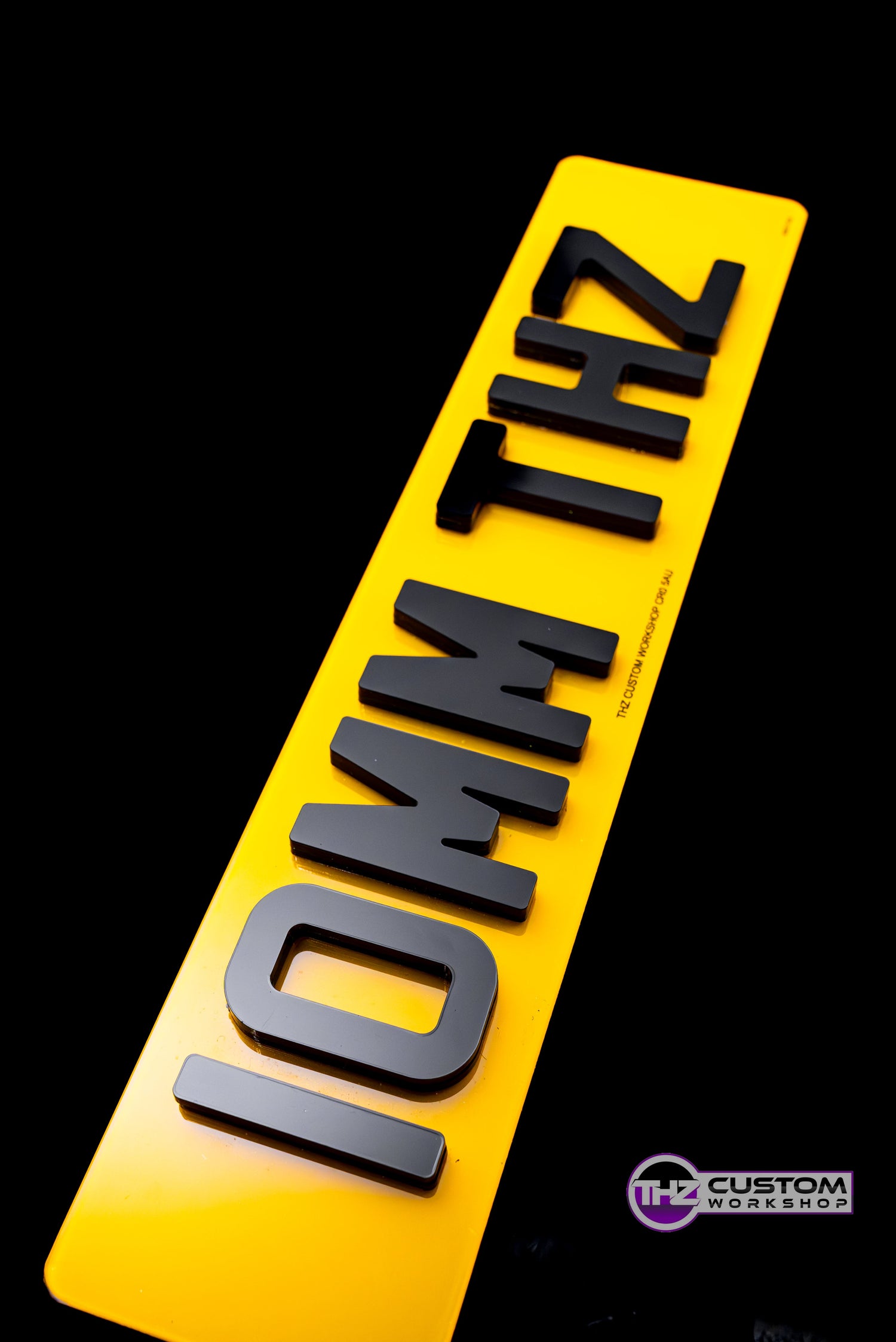 Premium 4D Number Plates