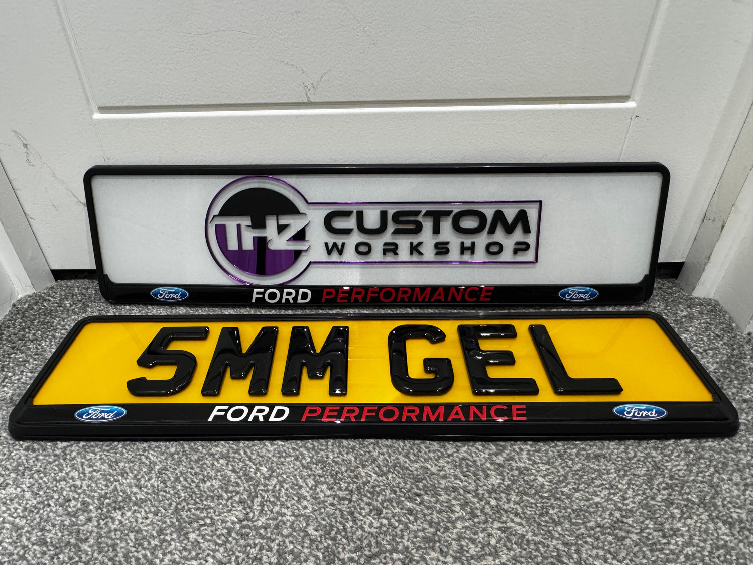 Ford Performance Plate Holder Set