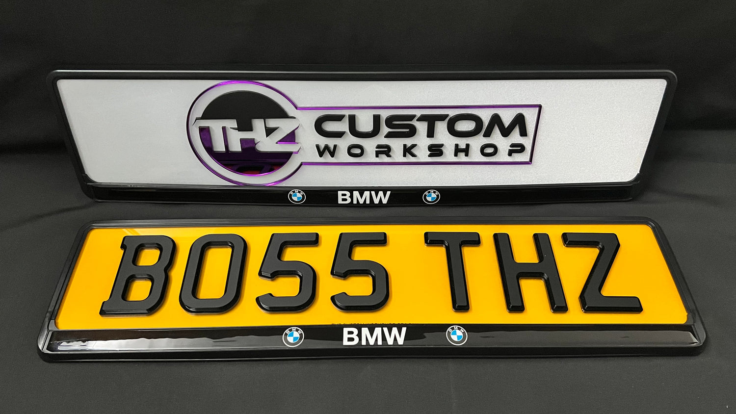 BMW Plate Holder Set