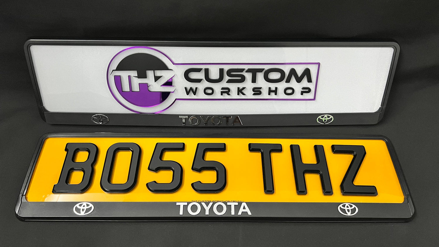 Toyota 3D Plate Holder Set