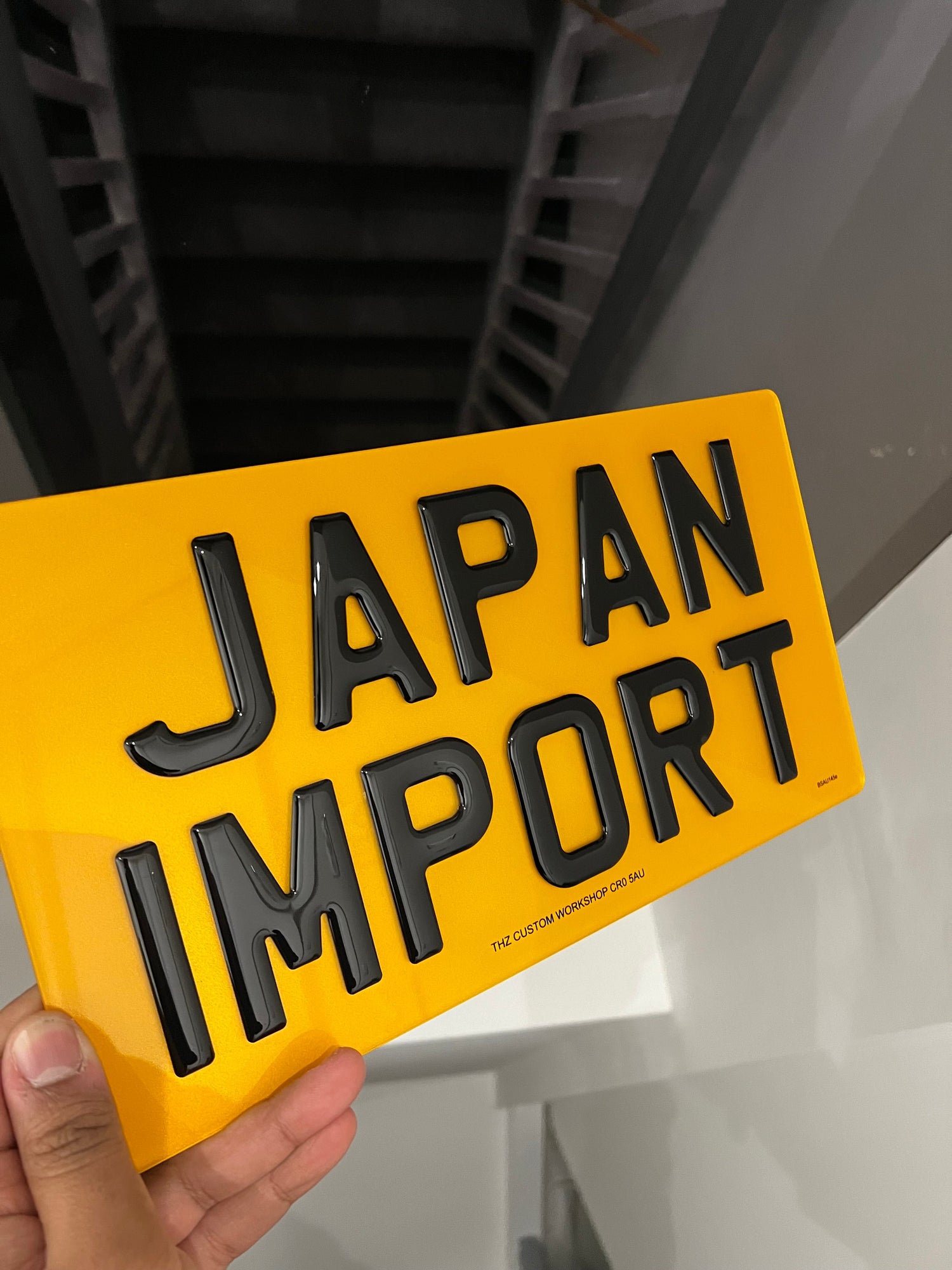 3D Gel Import Number Plates For JDM Vehicles