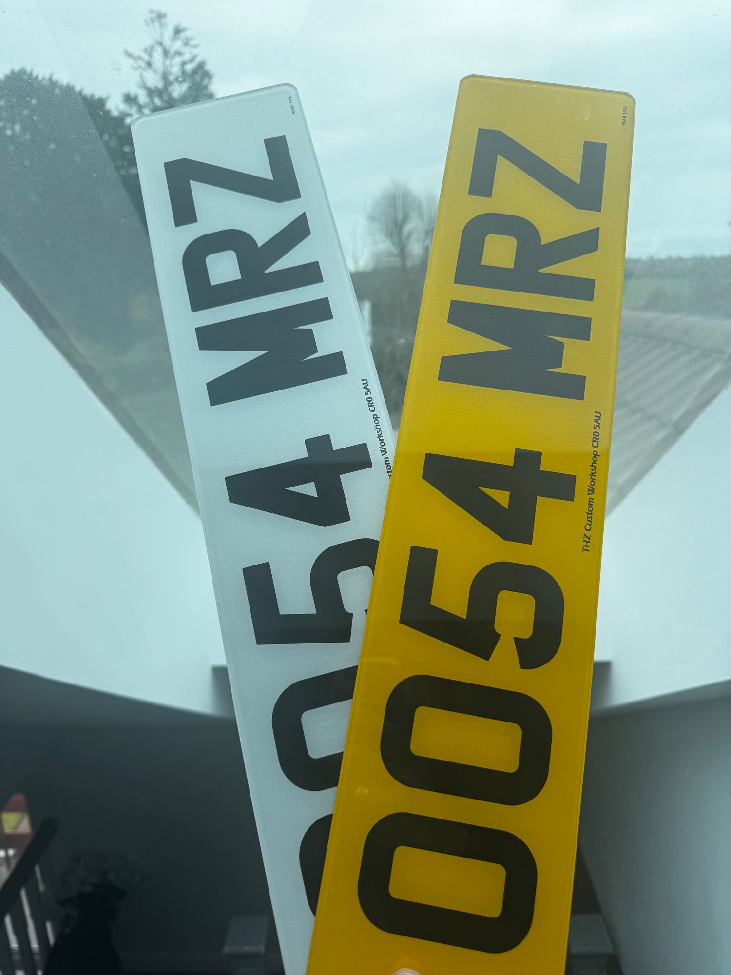 2D Printed Number Plates