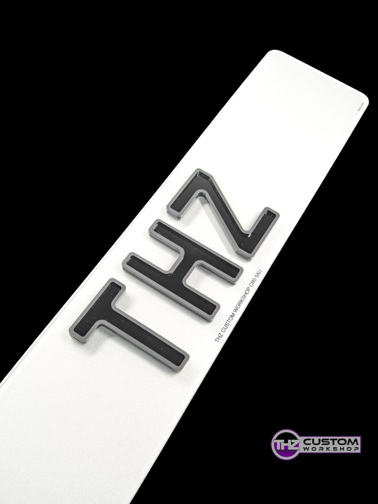 4D Shadow X Number Plates Set
