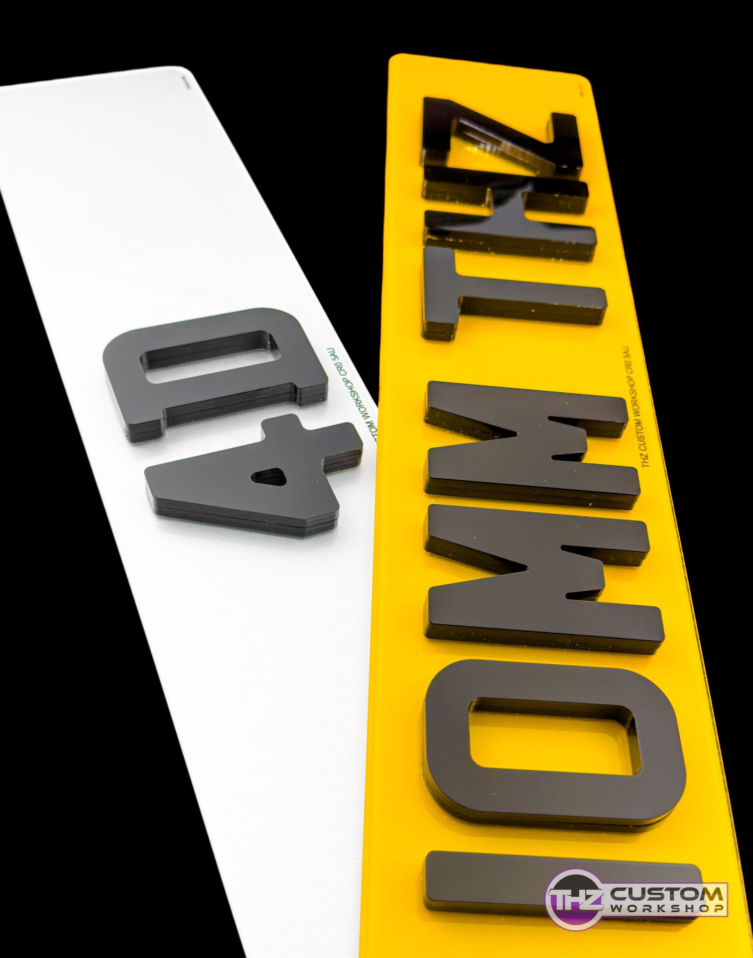 Premium 4D Number Plates