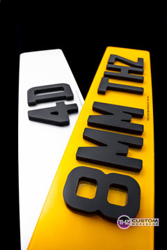 4D 8mm Number Plates