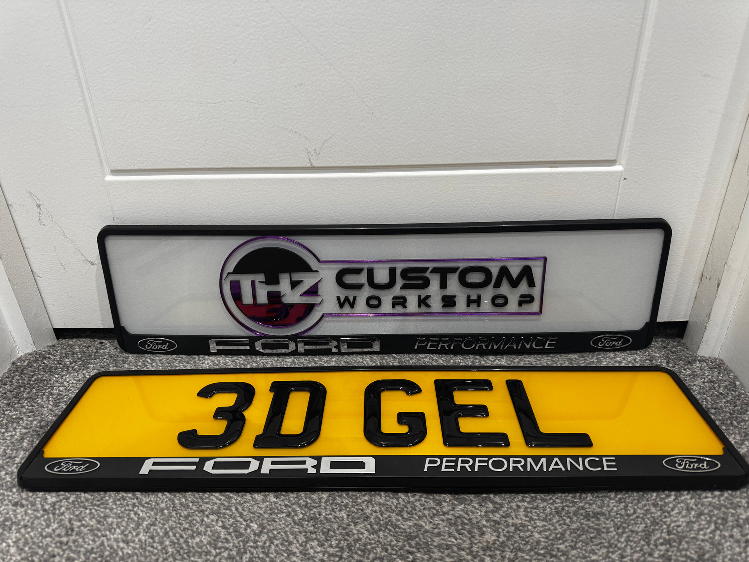 Ford Performance 3D Plate Holder Set