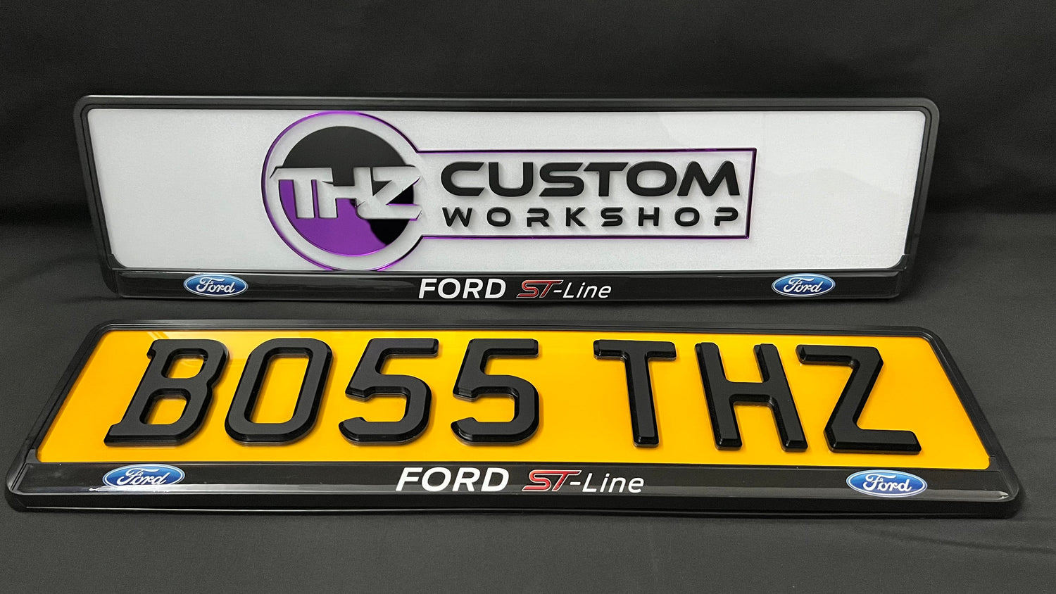 Ford ST-Line Number Plate Holder Set