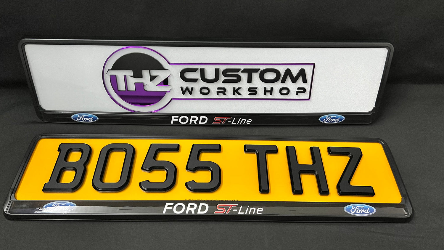 Ford ST-Line Number Plate Holder Set